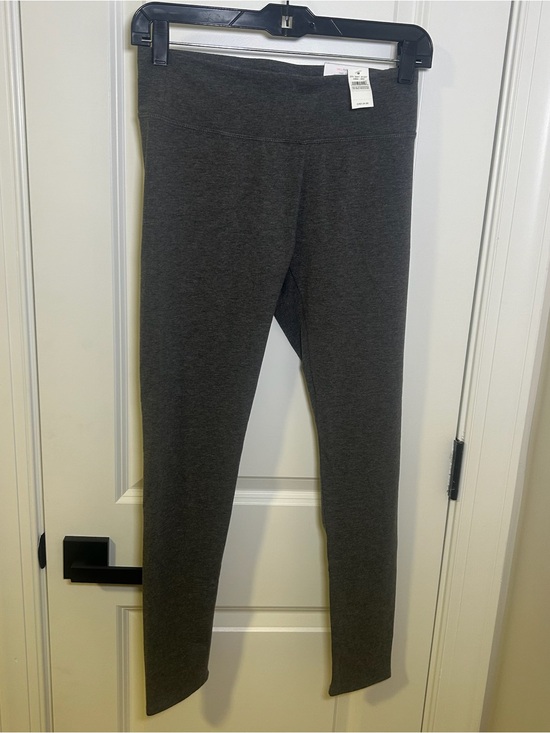 aerie Pants - Aerie Women’s Feel Comfy Everyday Stretch Cotton Grey Regular Rise Leggings Sz M